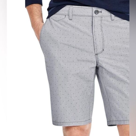 Banana Republic Aiden Pin Dot Shorts in Grey Men’s 30 - Picture 1 of 5